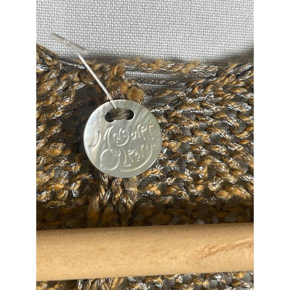 Margaret O’Leary Knit Shrug Sweater Khaki Blend Women Size 1 - Picture 5 of 5